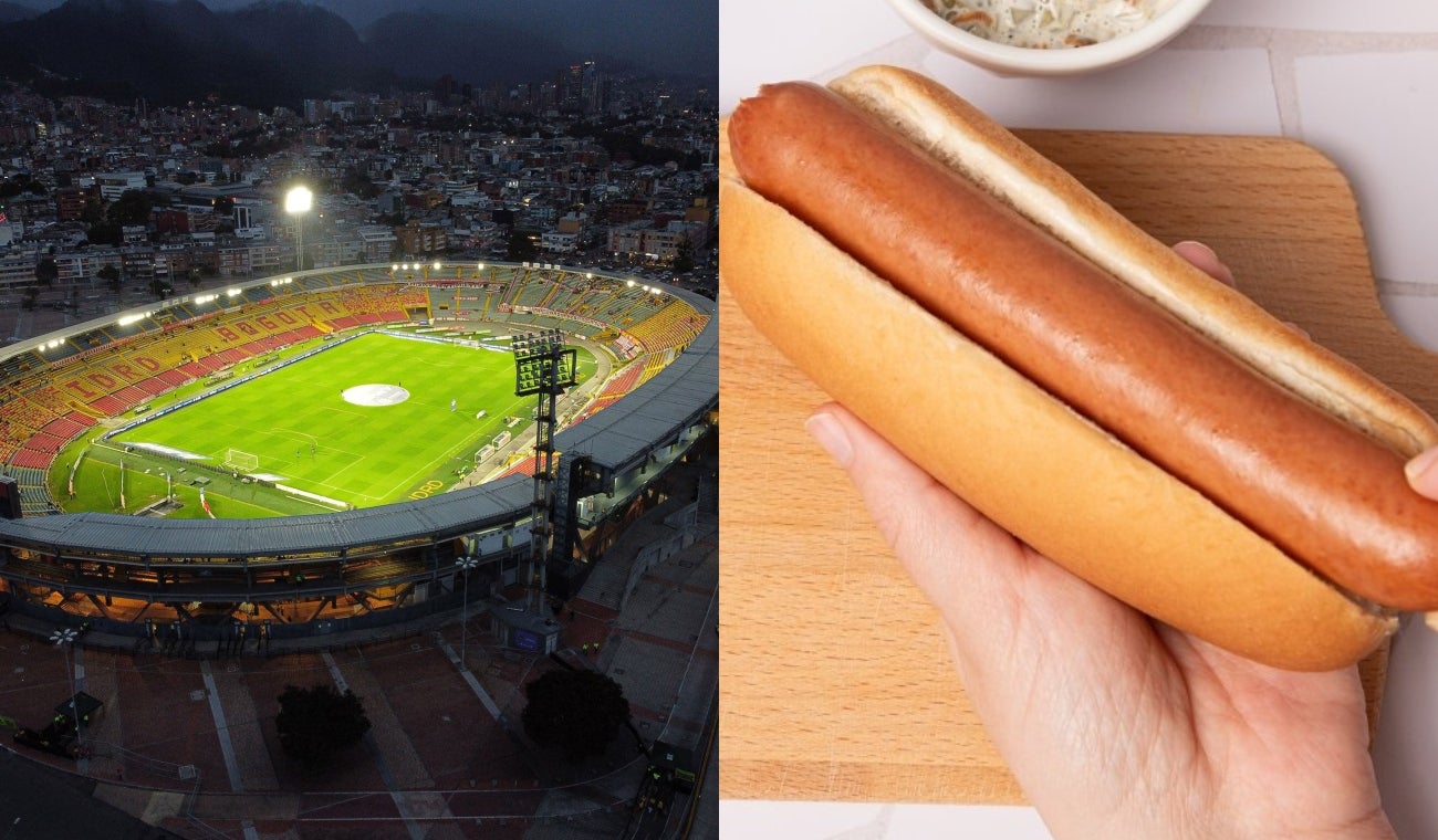 Alimentos y bebidas por las nubes en El Campín