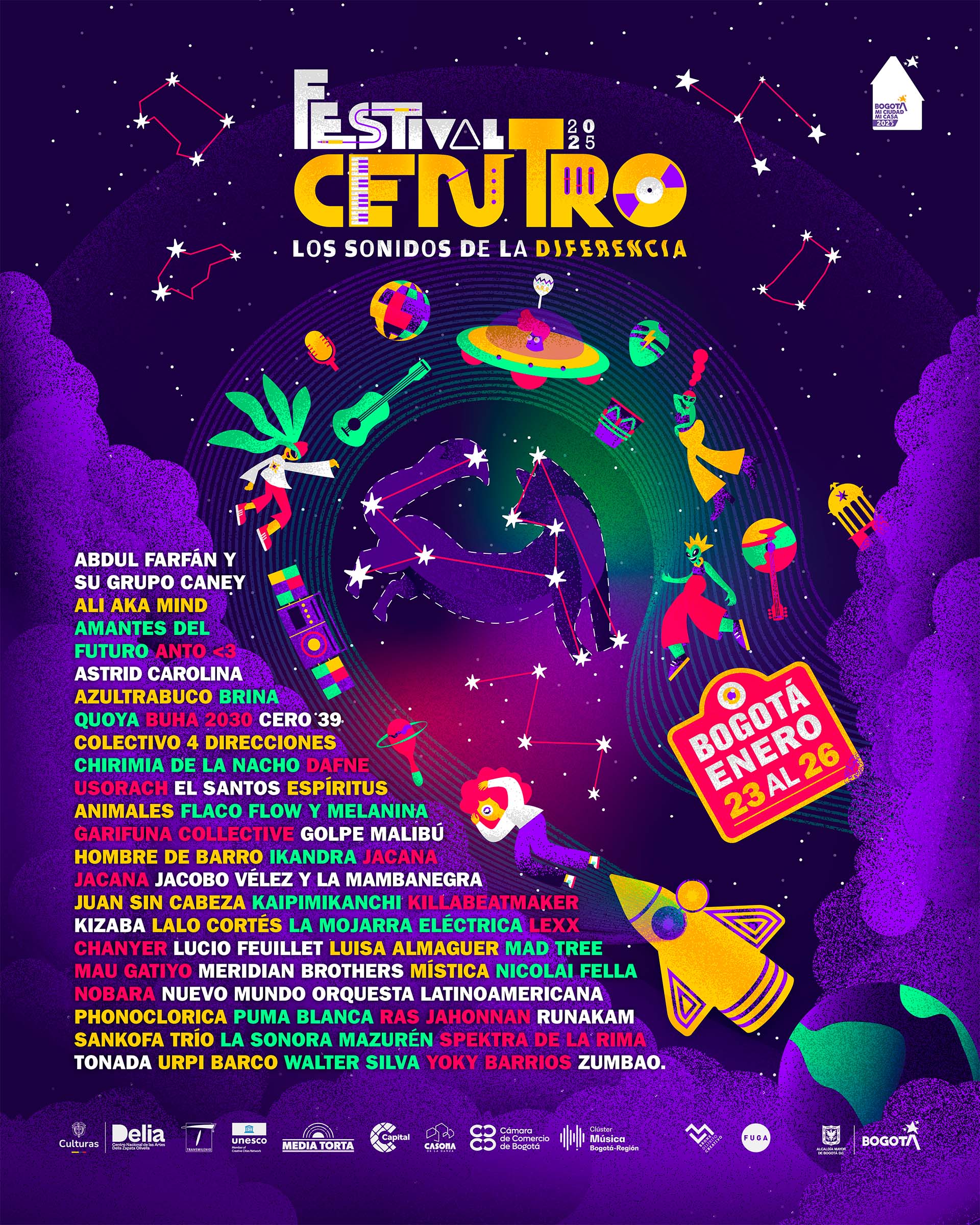 Festival Centro - Cartel 2025