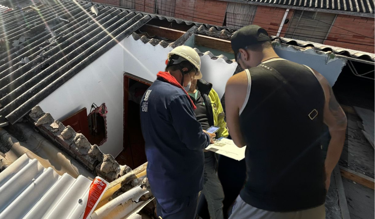 Habitantes sin techo: emergencia en Kennedy deja 25 viviendas afectadas