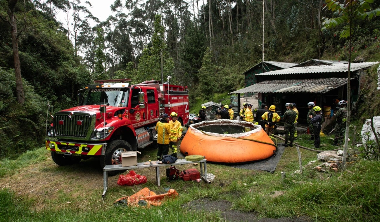 Incendio forestal causa emergencia en Bogotá