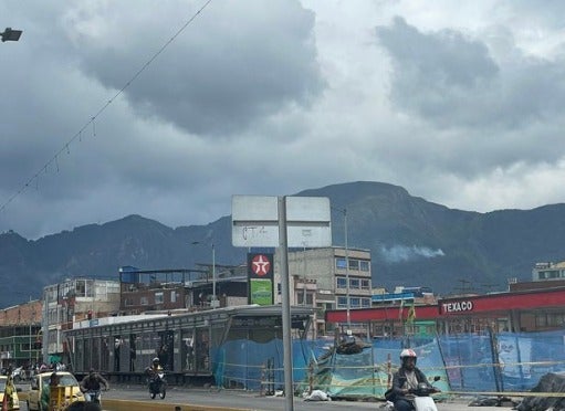 Incendio forestal sur de Bogotá