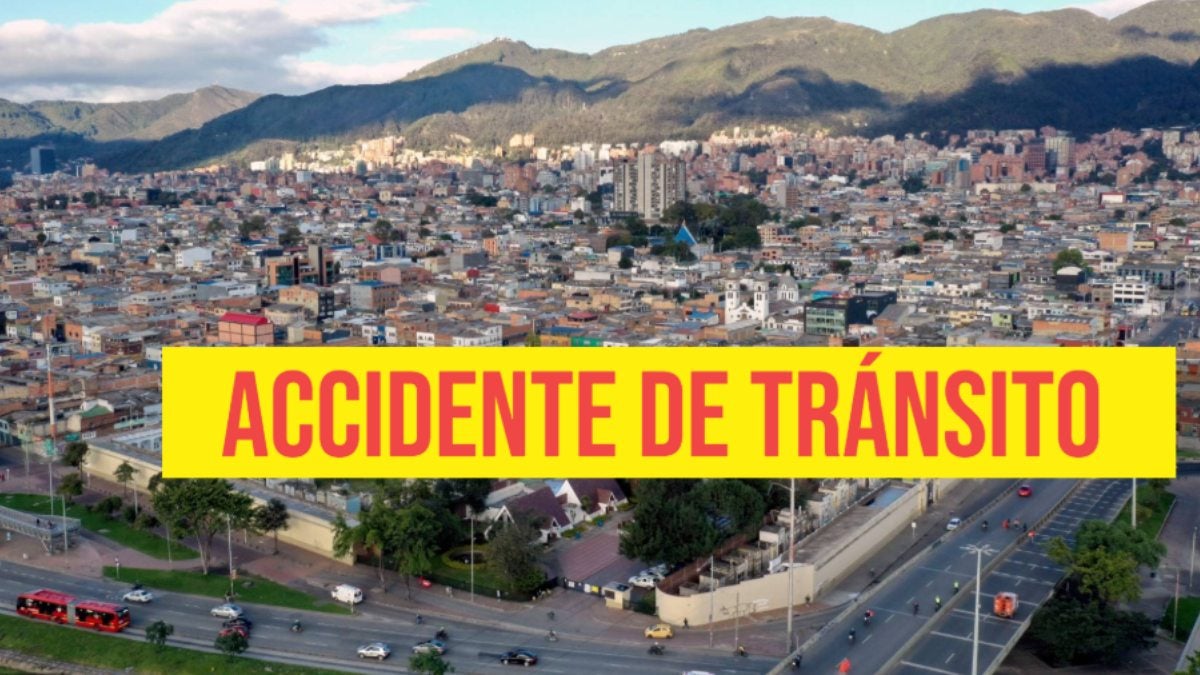 Accidente de tránsito en Bogotá