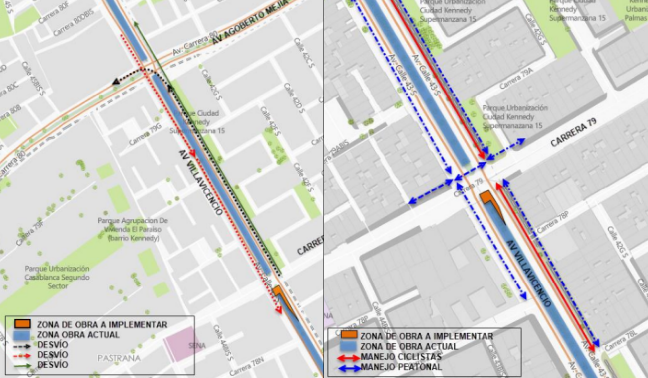 Plan de Manejo de Tránsito servicio público / ciclistas y de peatones