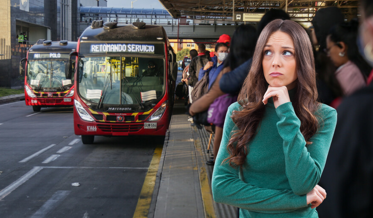 TransMilenio confirmó la suspensión de rutas: ciudadanos le tocó echar pata
