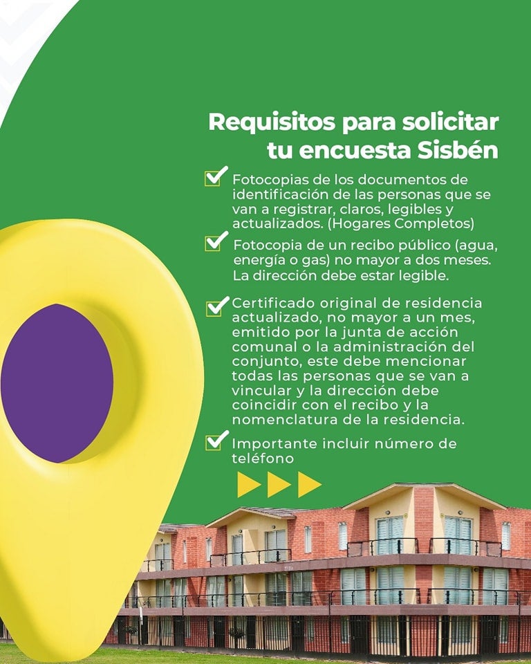 Sisbén al Barrio en Mosquera