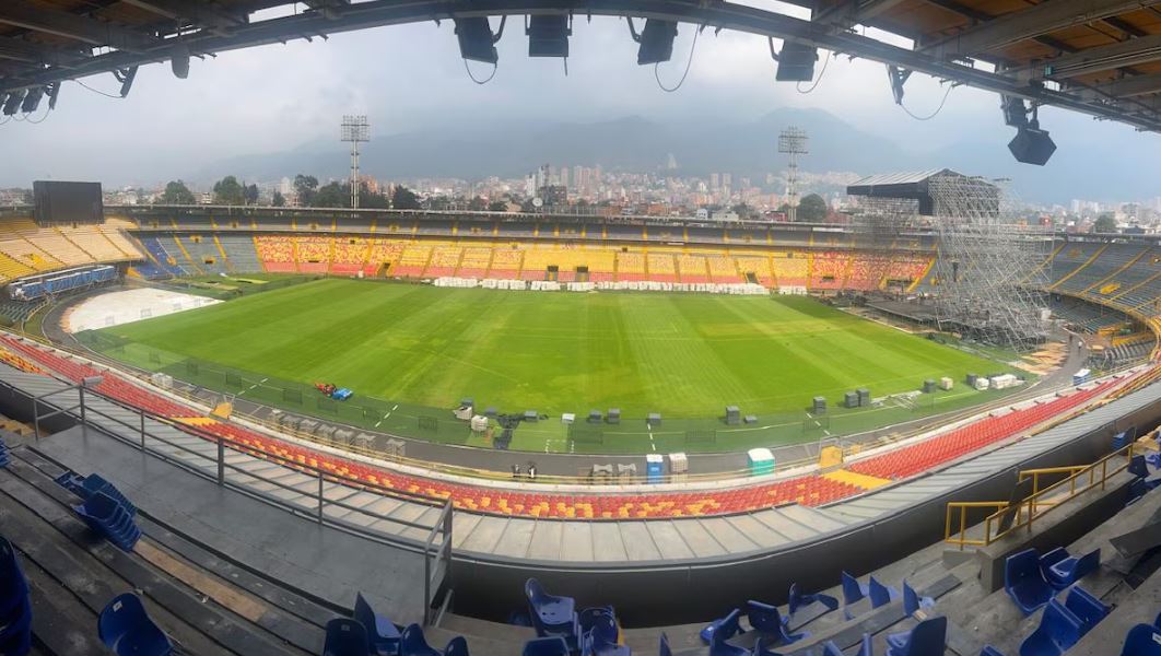 Estado del césped después del concierto de Shakira