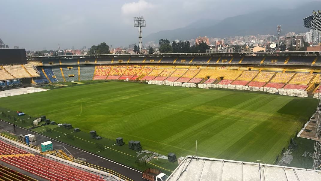 Estado del césped después del concierto de Shakira
