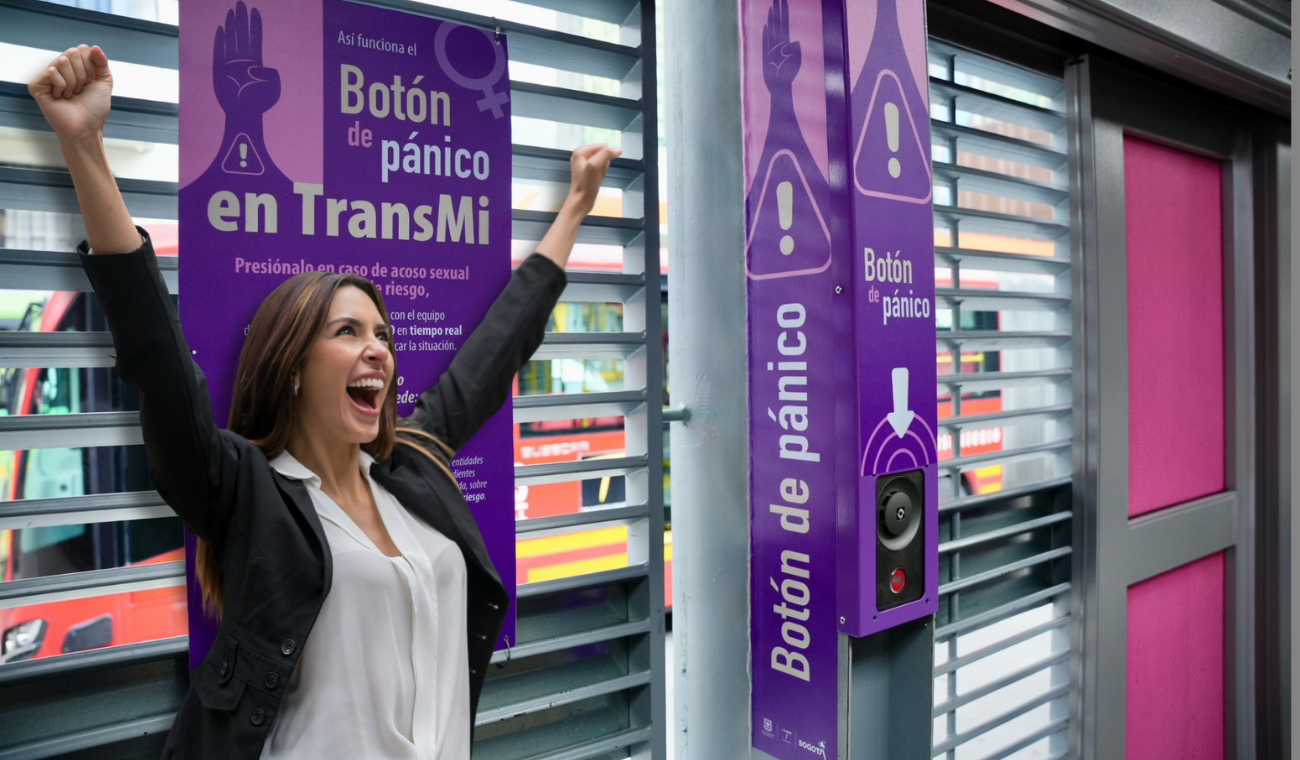 ¿Dónde está el Botón de Pánico de TransMilenio para denunciar acoso?