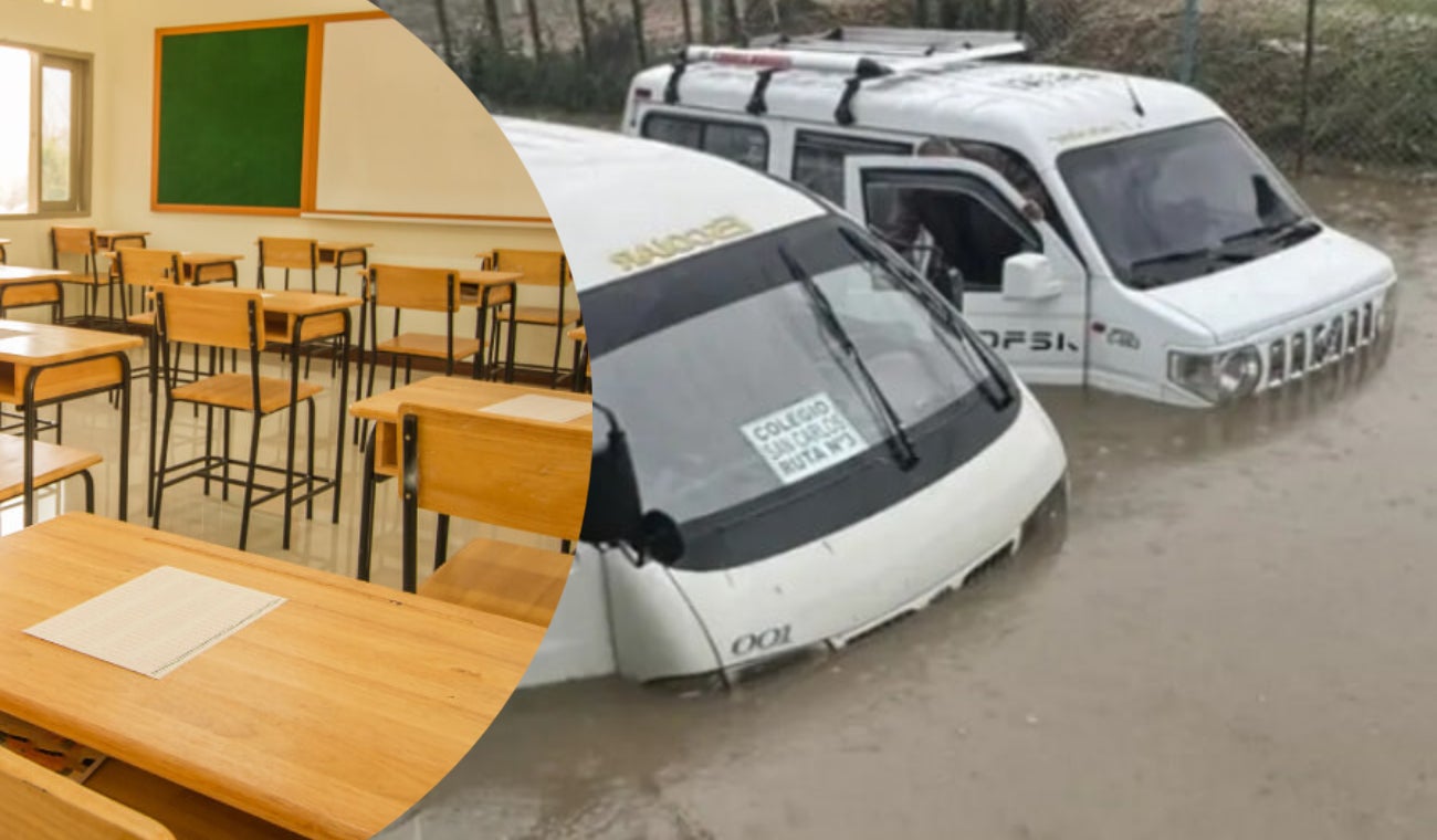 Estudiantes tendrán día libre por inundaciones.
