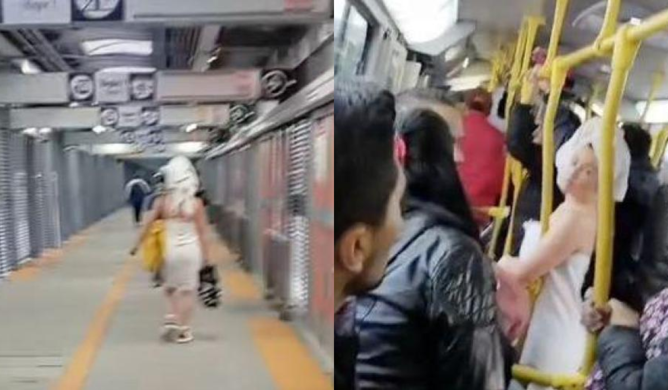 [Video] Mujer sorprendió a usuarios de TransMilenio: es viral en redes