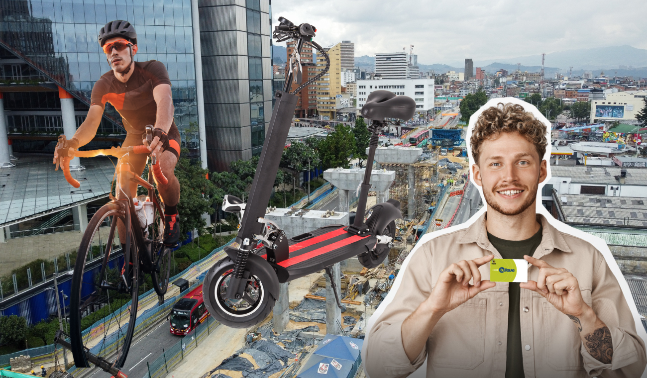 ¿Cuál es el transporte más rápido? TransMilenio, patineta o bicicleta