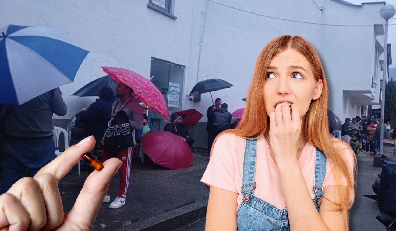 Amenazan mientras hacen fila para pedir medicamentos