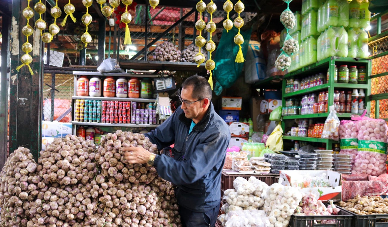 Oferta y demanda de alimentos en Corabastos