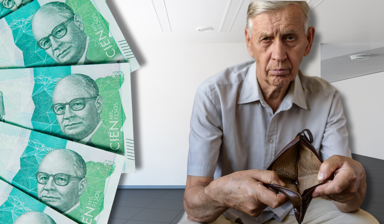Pensionados se quedarían sin un peso
