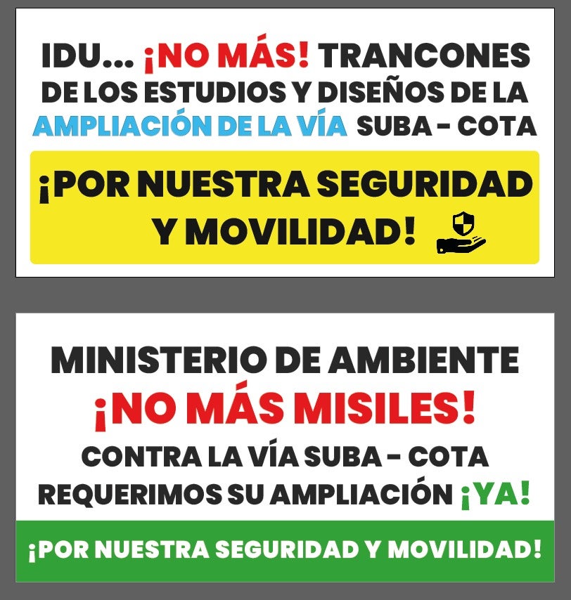 Manifestación bloquearía la vía Suba – Cota: Niños no tendrían clases