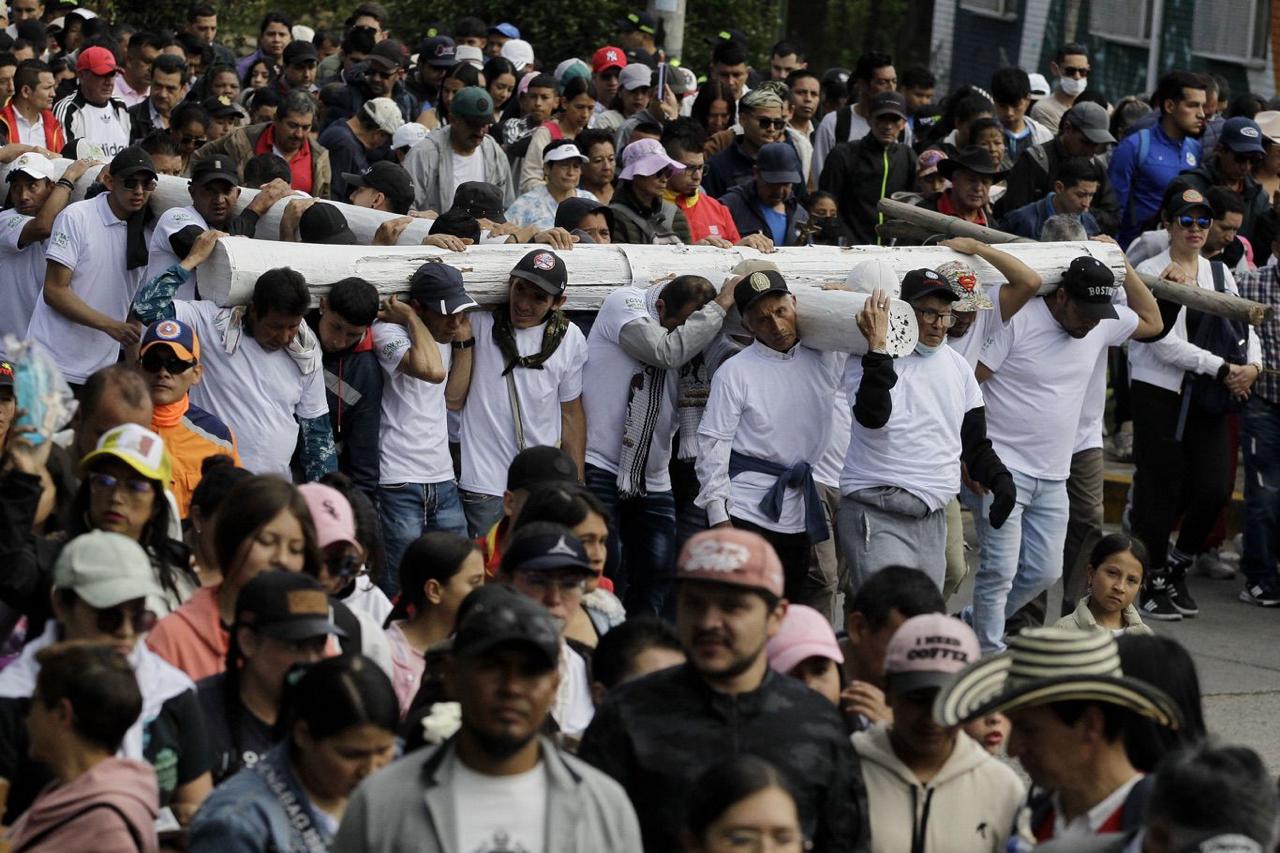 El viacrusis más grande de Bogotá