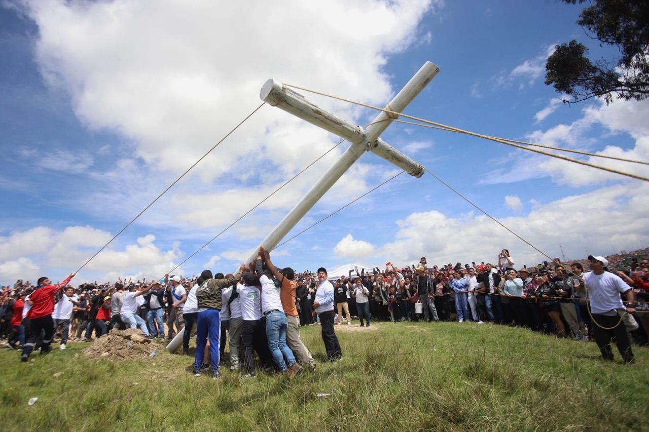 El viacrusis más grande de Bogotá