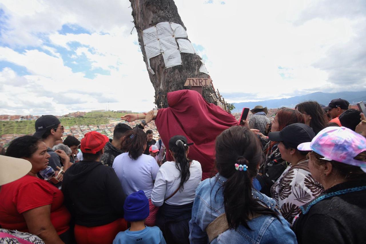 El viacrusis más grande de Bogotá