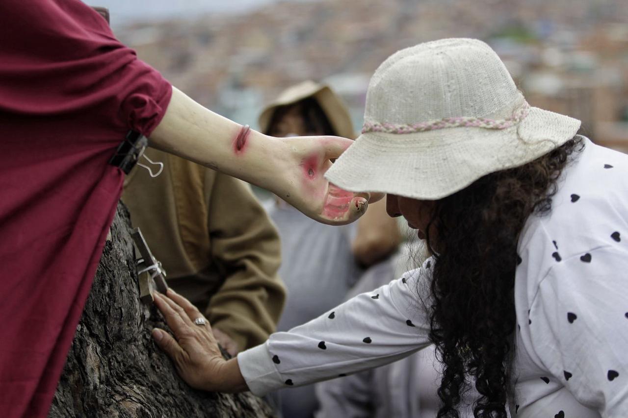 El viacrusis más grande de Bogotá