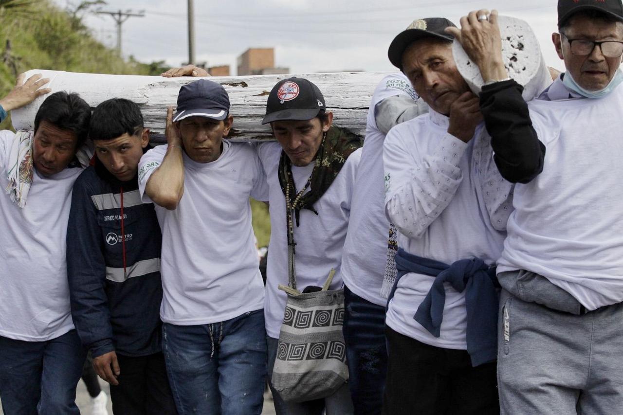 El viacrusis más grande de Bogotá
