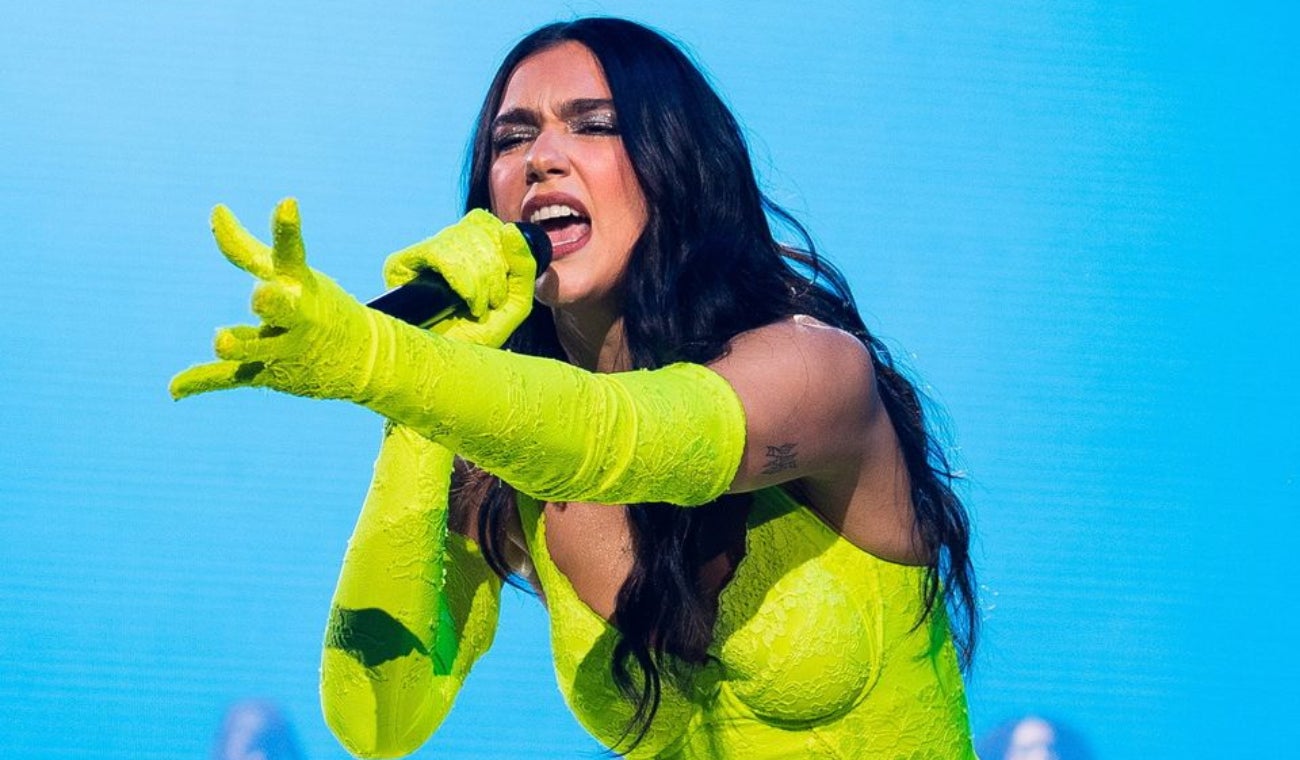 Dua Lipa en Bogotá