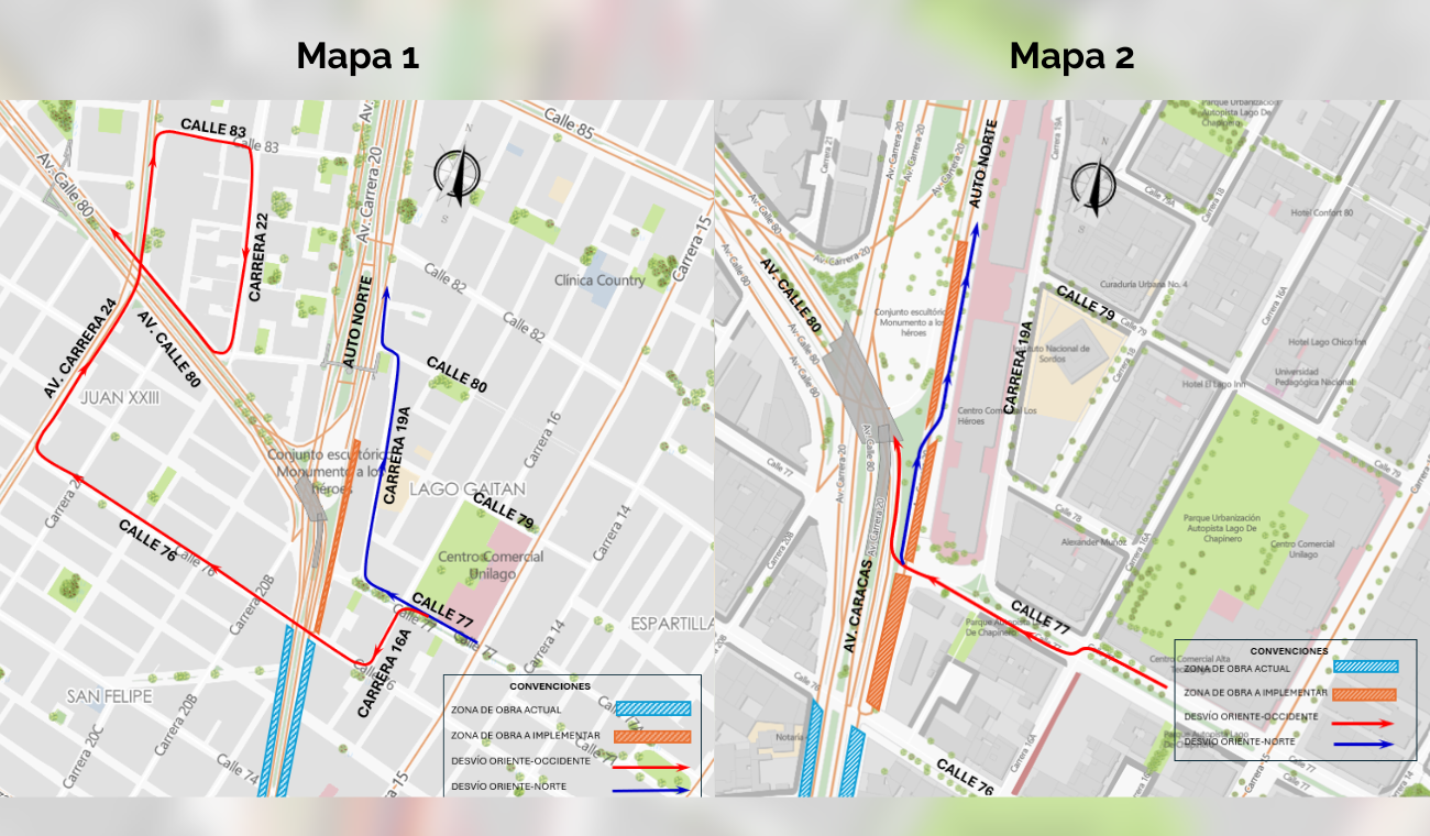 Nuevos cierres Av. Caracas
