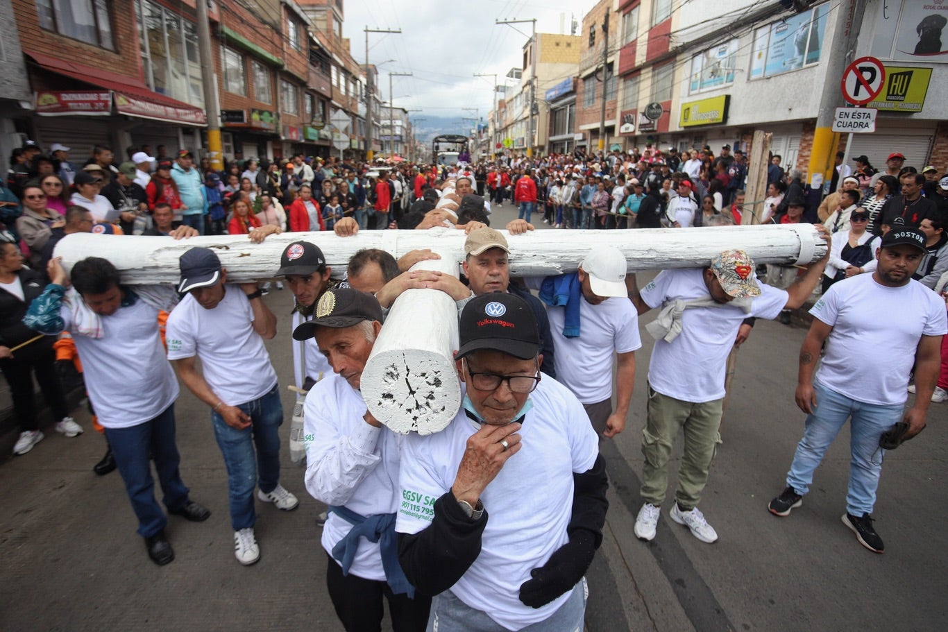 El viacrusis más grande de Bogotá
