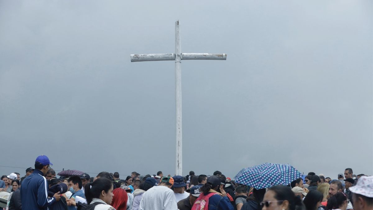 Así se celebra la Semana Santa a 180 metros bajo tierra en un pueblo cerca de Bogotá