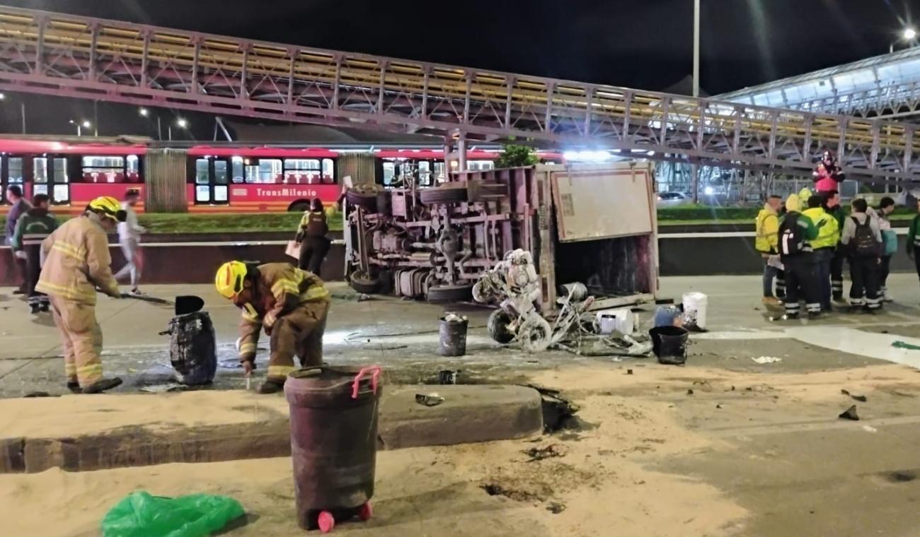 Accidente en el Sur de Bogotá