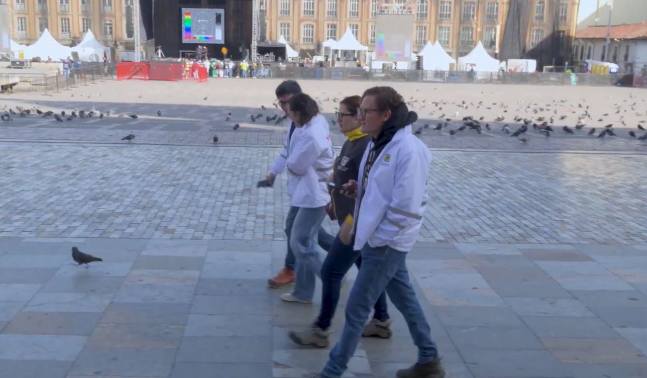 Marchas 1 de mayo: Alcaldía de Bogotá hace revisión de la Plaza de Bolívar y lanza advertencia