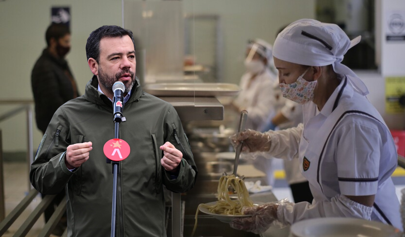 Galán pone a comer GRATIS a estudiantes: papitos también saldrían ganado