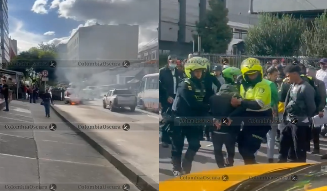 Balacera en concurrida zona del norte de Bogotá: se armó tremenda pelotera