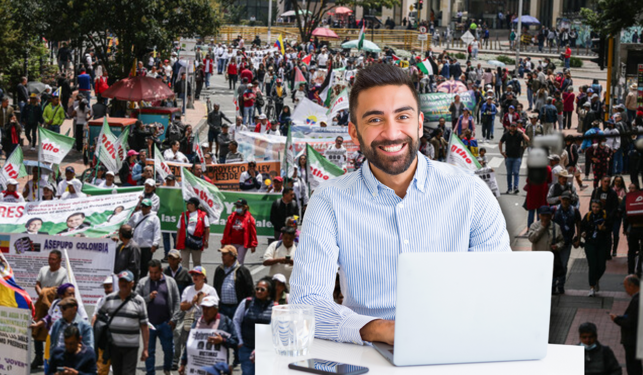 Movilizaciones ponen a temblar a empresas: a empleados les tocó teletrabajar