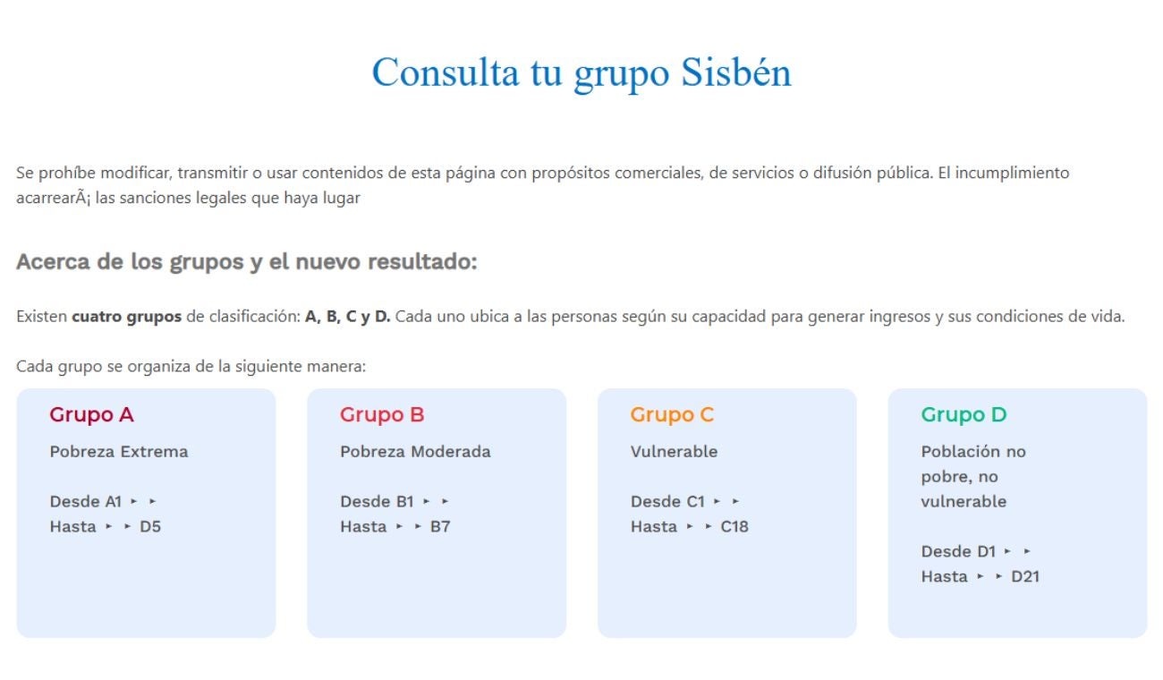 ¿Cómo descargar el certificado del Sisbén?