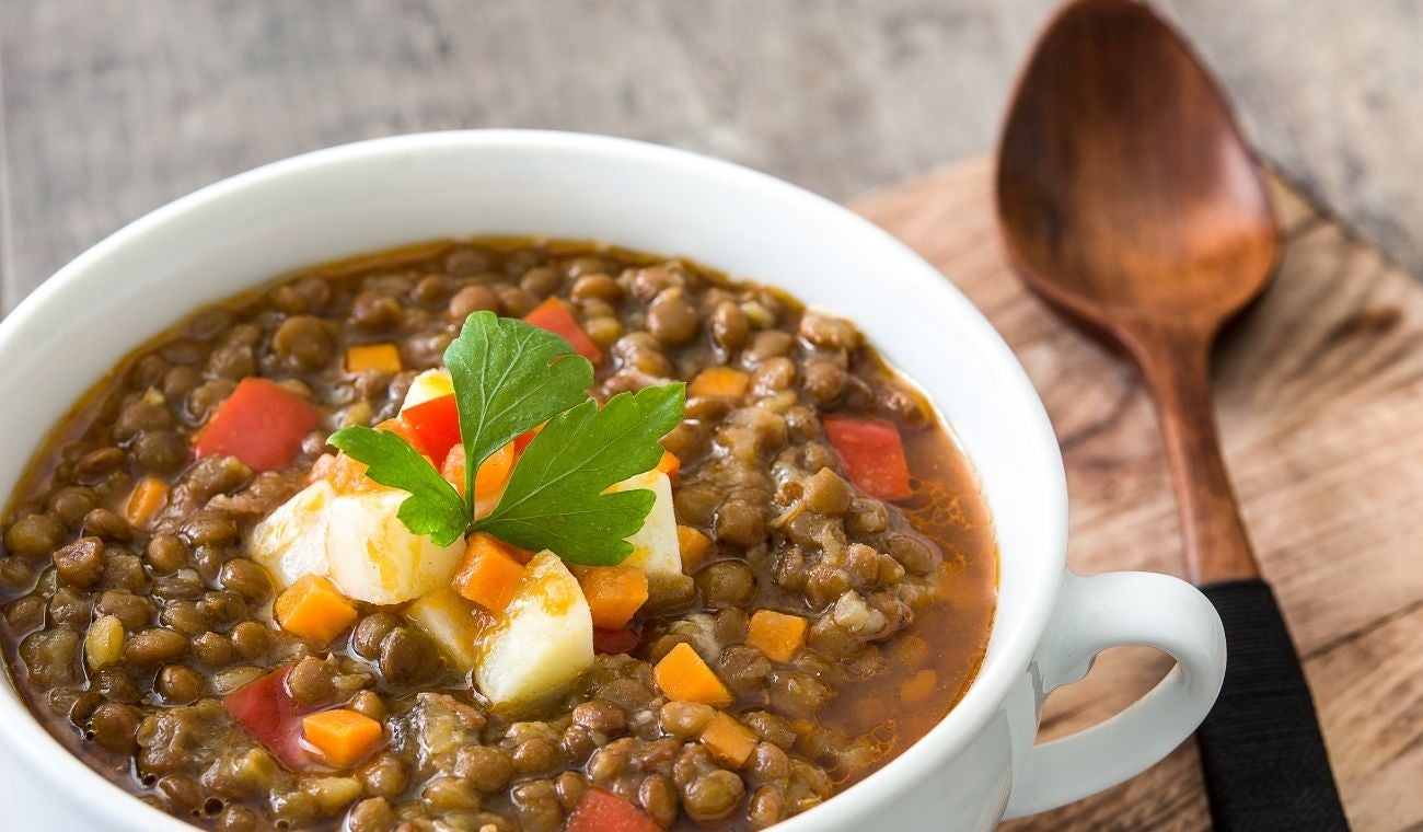 Lentejas bien espesas