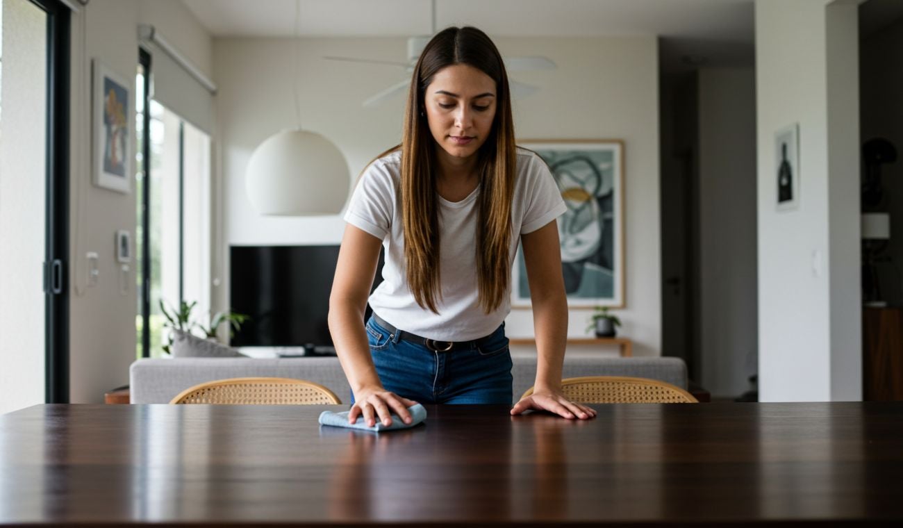 ¿Cómo limpiar los muebles de madera? Truco casero