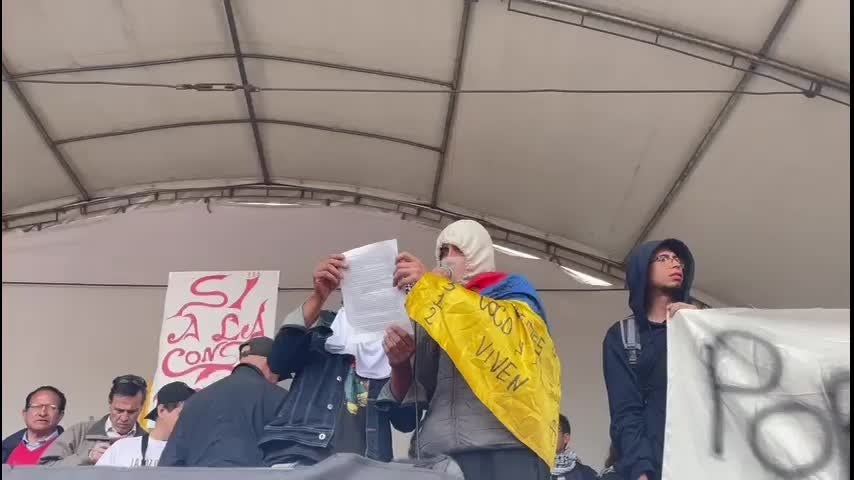 Jornada de protestas del paro nacional en Bogotá