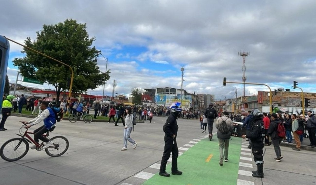Manifestaciones en Bogotá