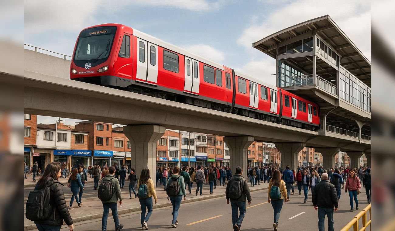 Metro de Bogotá, según la IA