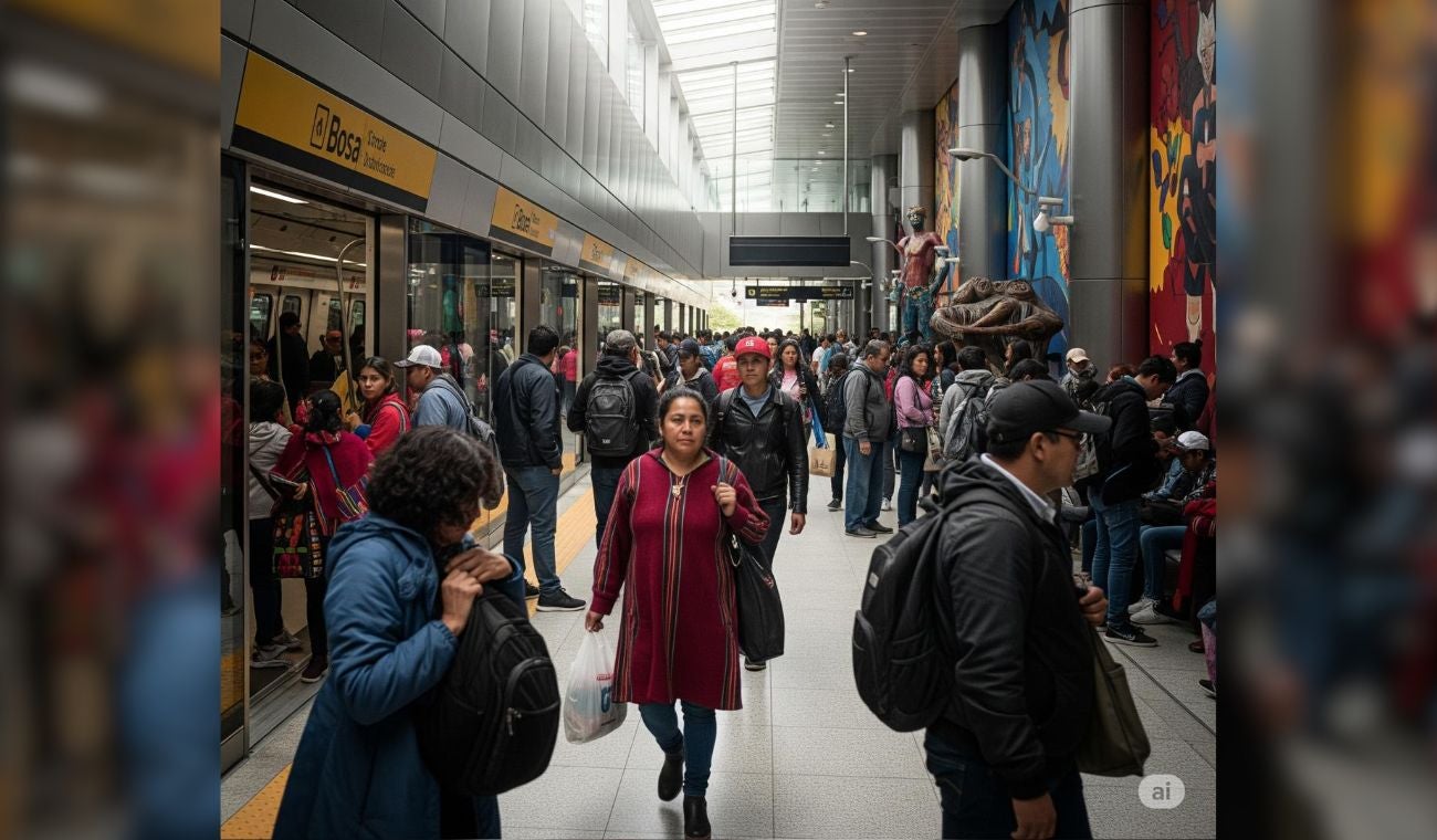 Metro de Bogotá, según la IA