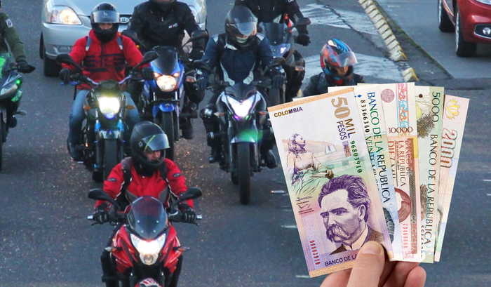 Galán lanza cobro a motociclistas: la quincena no va a rendir