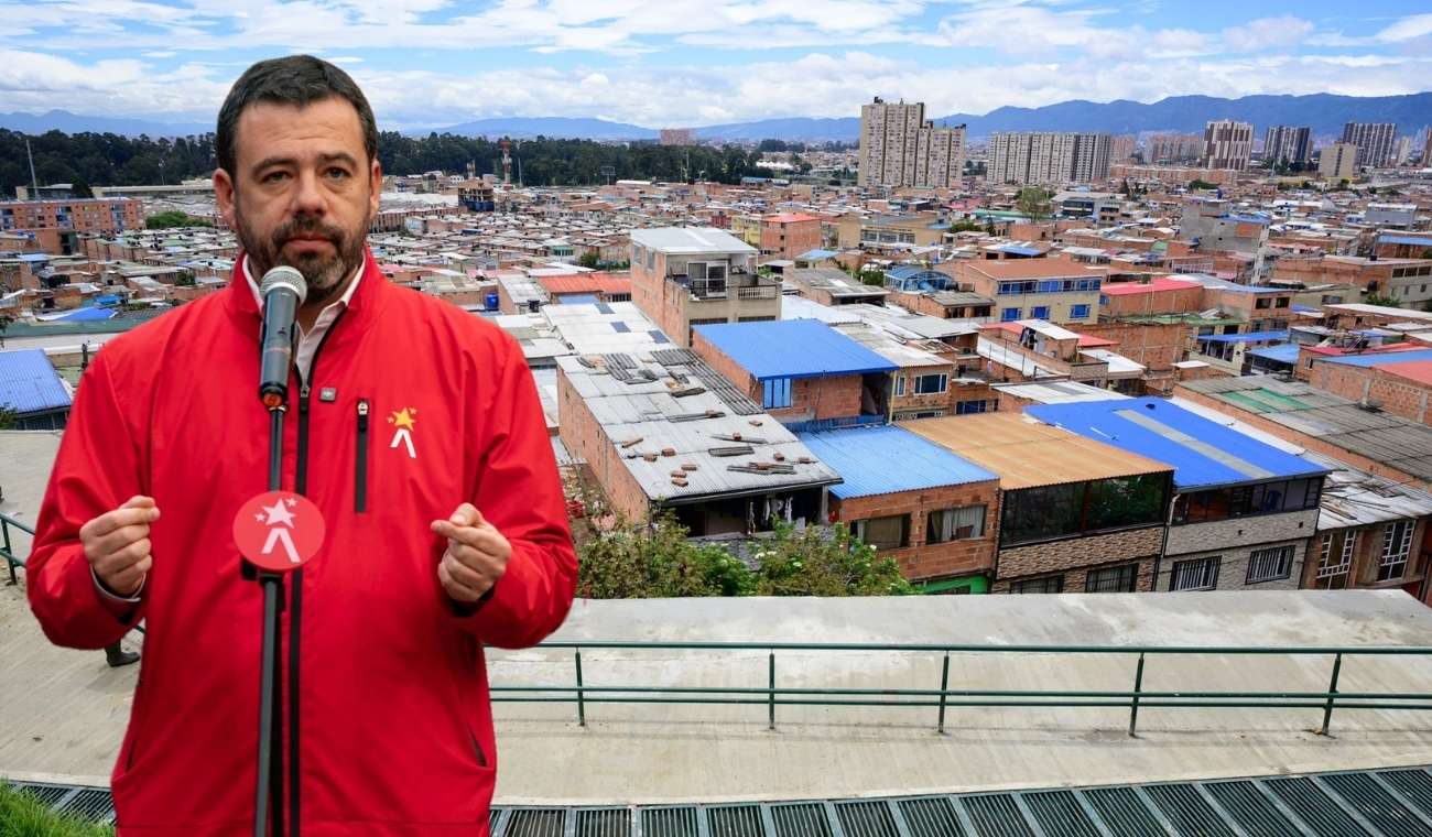 Galán visita obra en Ciudad Bolívar