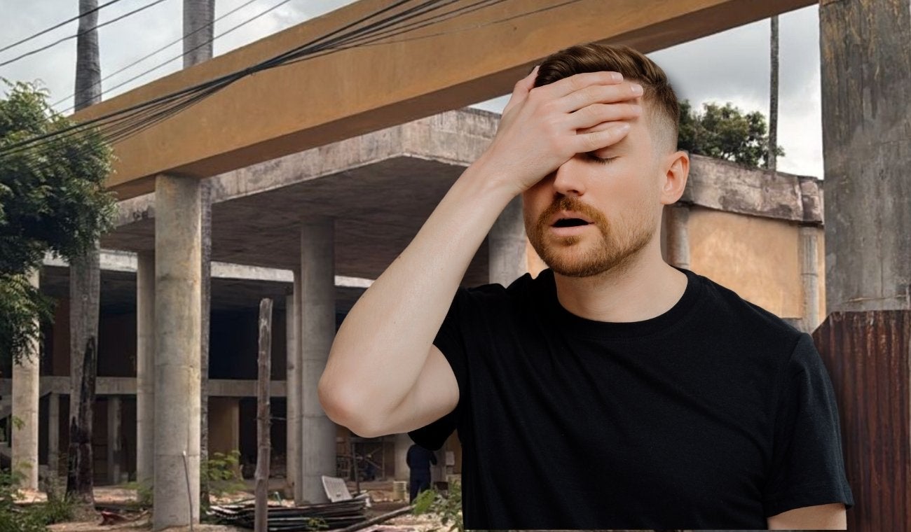 Obra de Girardot que dejaron tirada