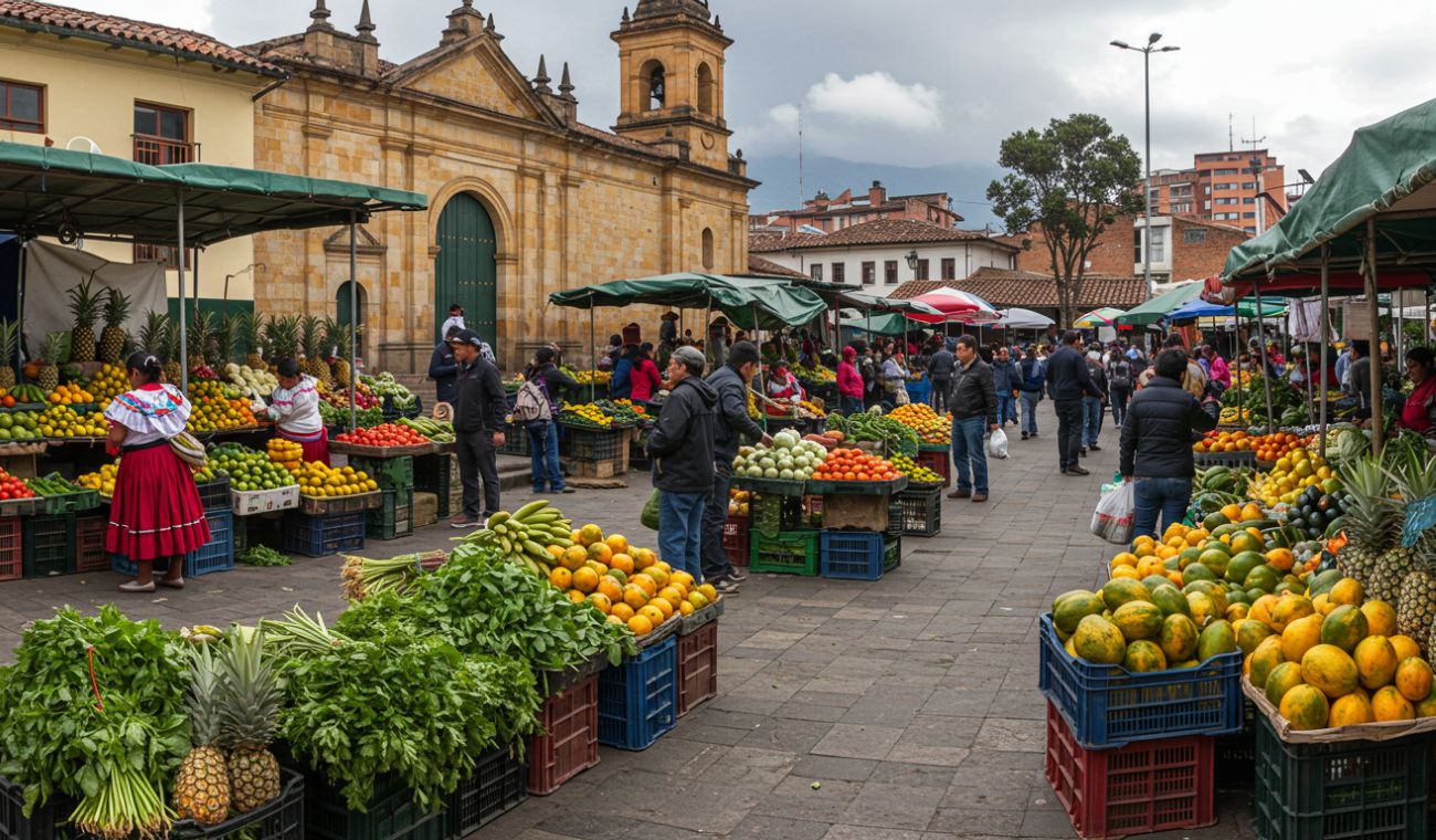 Plazas de mercado en Bogotá