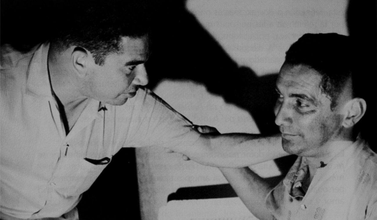 Rafael Escalona y su amigo Jaime Molina