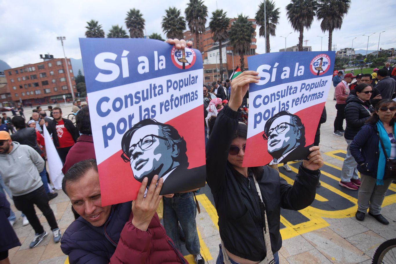 "Paro nacional": manifestantes tras caída de la consulta popular