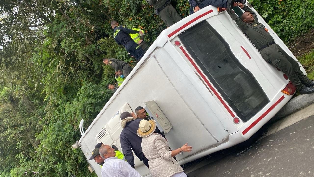 El bus los trasladaba hacia el municipio de Fusagasugá