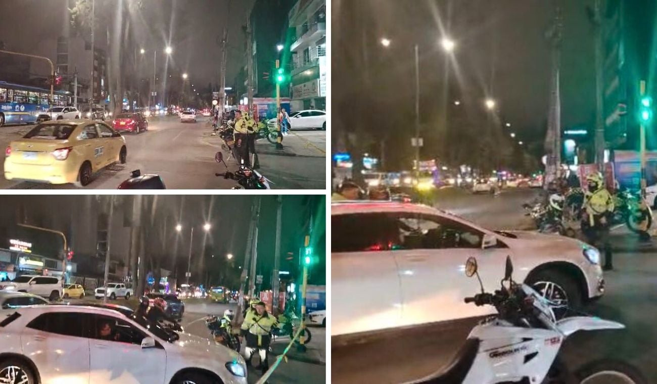 Cierre vial en la Av. Esperanza tras atentado contra Miguel Uribe