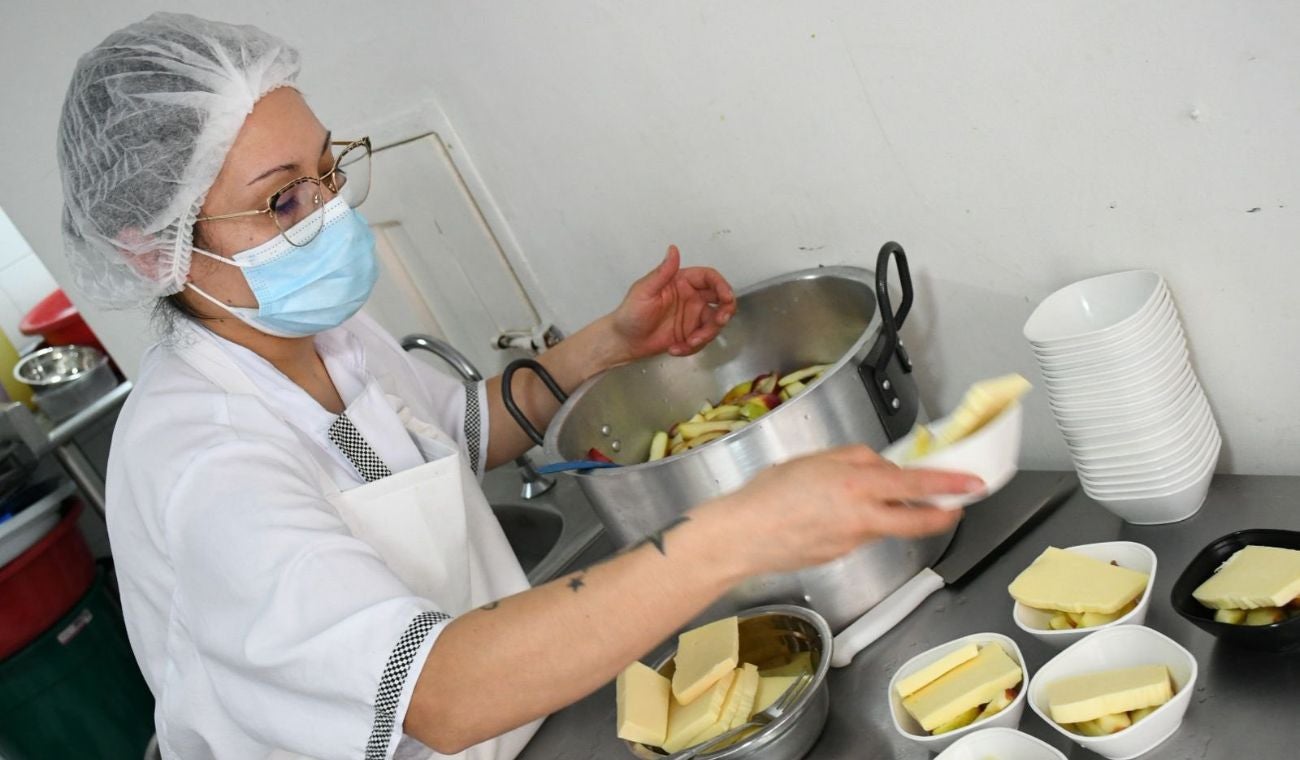 Comedor comunitario al sur de Bogotá en Rafael Uribe Uribe