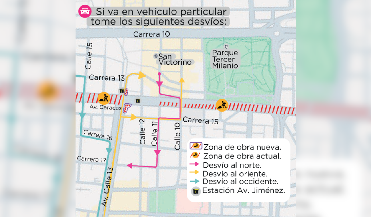 Desvío para el tráfico mixto